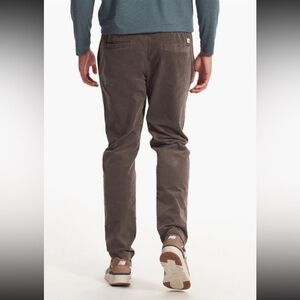 Vuori Optimist Pants Mens Small Browns Corduroy Jogger Athleisure Casual Stretch